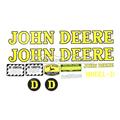 Jeu d´autocollants JOHN-DEERE D