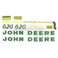 Jeu d´autocollants JOHN-DEERE 620