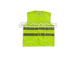 Gilet signalétique jaune 2 bandes