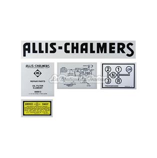 Jeu d´autocollants ALLIS-CHALMERS type G et D