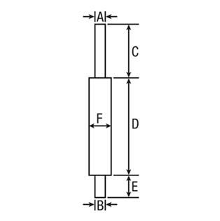 Echappement (silencieux) vertical Massey Ferguson 2620, 2640 (OEM : 3041515M94)